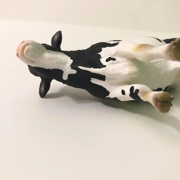 2007 Schleich Holstein Bull  Cow Dairy Farm Figure Black and White - Picture 10 of 14